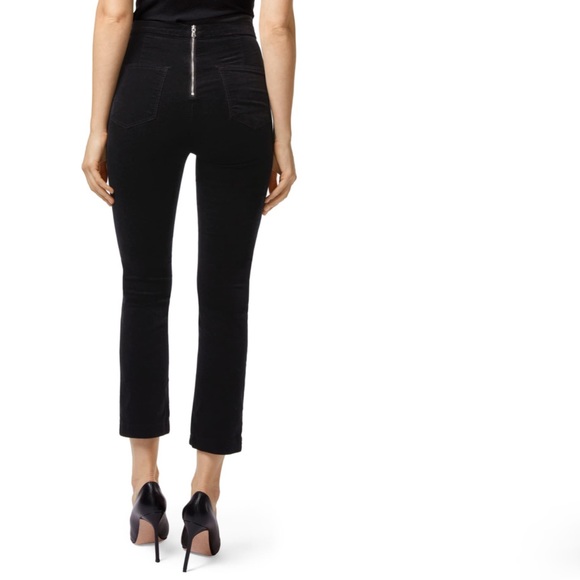 J Brand Natalie High Rise skinny crop black velvet - Picture 2 of 8